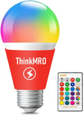 RGBW Bulbs10W (85W Equivalent),A19 E26/27 Multiple Color Changing Light Bulb with Remote,LED Lamp Replace,Warm White,Dimmable Memory Function,Ideal Lighting for Home Decoration,Party,Gardens