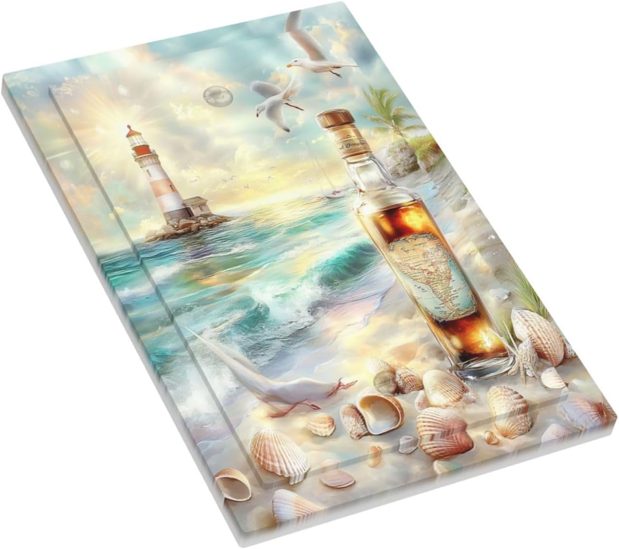 Light Switch Cover Plate Beach Ocean Lighthouse Seashells 1 Gang No Device Blank Electrical Wall Plates Faceplate Decorative Switch Plate For Bed Room Living Room Decor