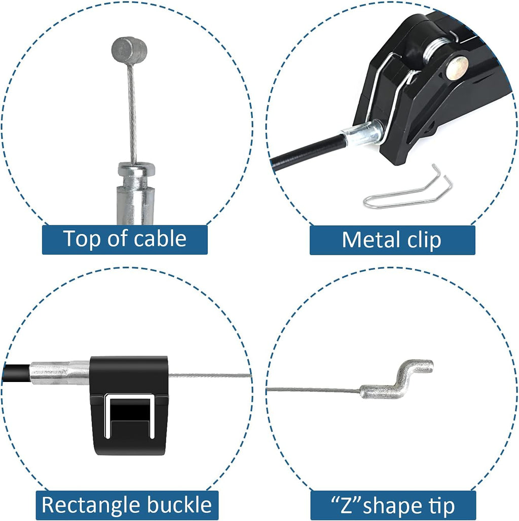 Recliner Replacement Parts with Pull Handle and Release Cable (1-Sets), Repair Recliner Mechanism Parts Compatible with Most Furniture of Recliner Sofa Couch Chair