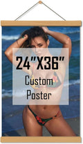 YXIMOX Custom 24" x36" Art Print on Premium Canvas, Personalized with Your Image or Design, Large Wall Decor for Living Room, Office, Bedroom, Custom Canvas Artwork(24"x36",Unframe)