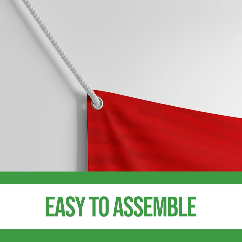 Custom Large Banner by BCB Print | Personalized Polyester Wall Hanging Banner for Outdoor Use | Add Your Image, Text, or Logo for Business, Birthdays, Graduations & Events | Made in USA | HD Print.