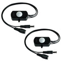 2 Pack Sensky PIR Motion Activated Sensor Switch,DC 12V~30V 3A Occupancy Sensor Switch with DC Coupler Cable for Kitchen Cabinet, Pantry, Closet led Lighting (BS010L)