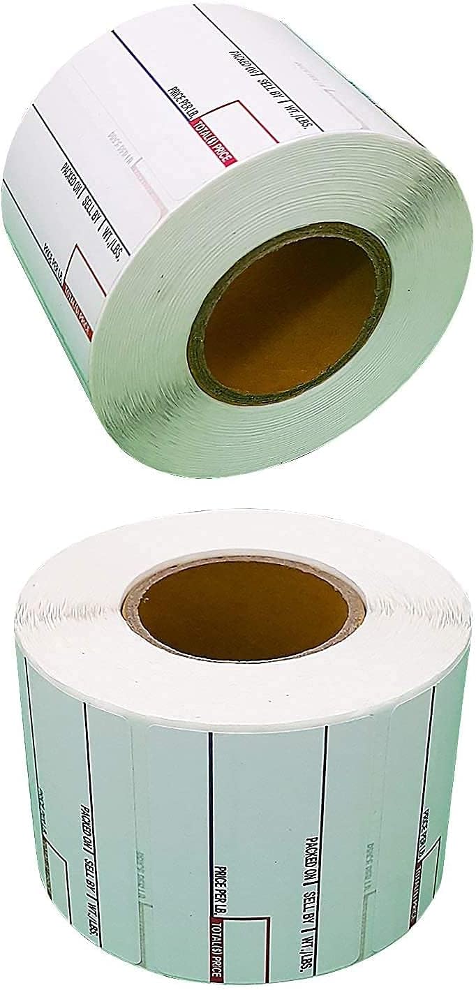 VisionTechShop LST-8010 Printing Scale Label, 58 x 40 mm, UPC 36 Rolls Per Case. Lower Price Than 12 Rolls. Try it.