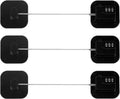 Refrigerator Lock, Combination Lock for Refrigerator Cabinets, Drawers, Heavy Duty Fridge Lock, Easy Install No Keys Needed, Black (Black-3Pack)