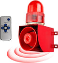 YASONG SLA-01W Motion Detection Flash Light Siren, LED Strobe Light 120 dB Alarm Sounder, Wall Mounted, Motion Detector/Sensor Alarm for Warhouse & Loss Prevention, 25 Watts IP65 AC220 V