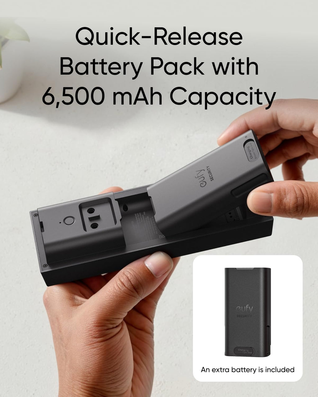 eufy Security Video Doorbell Camera C31,Extra Rechargeable Battery Pack,2K FHD,Dual Power Options,Live Video Call,24/7 Recording,Human and Motion Detection,HomeBase S380 Compatible,No Monthly Fee