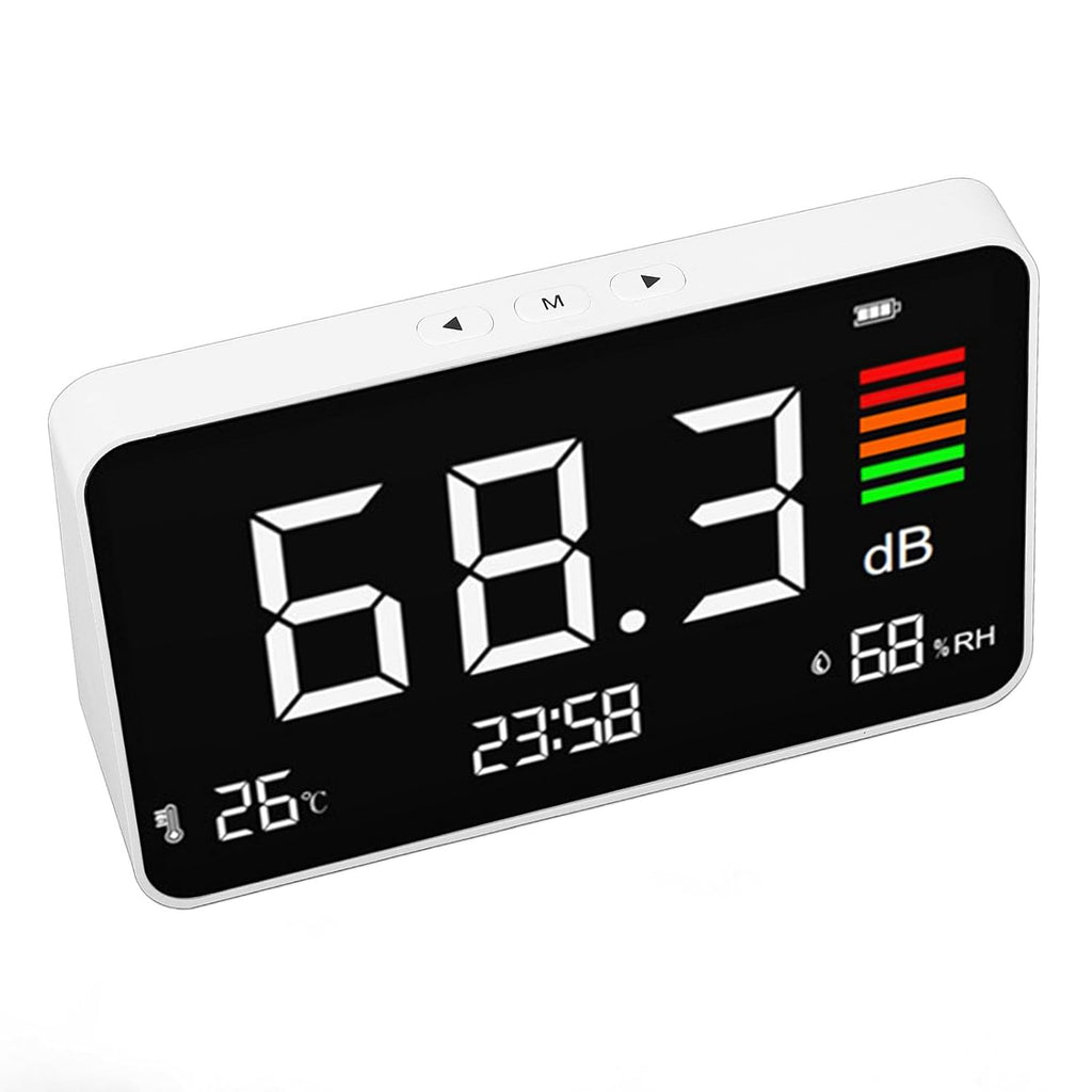 Keenso Accurate Digital Decibel Meter Desktop Sound Level Meter 30-130dBA for Home School Library