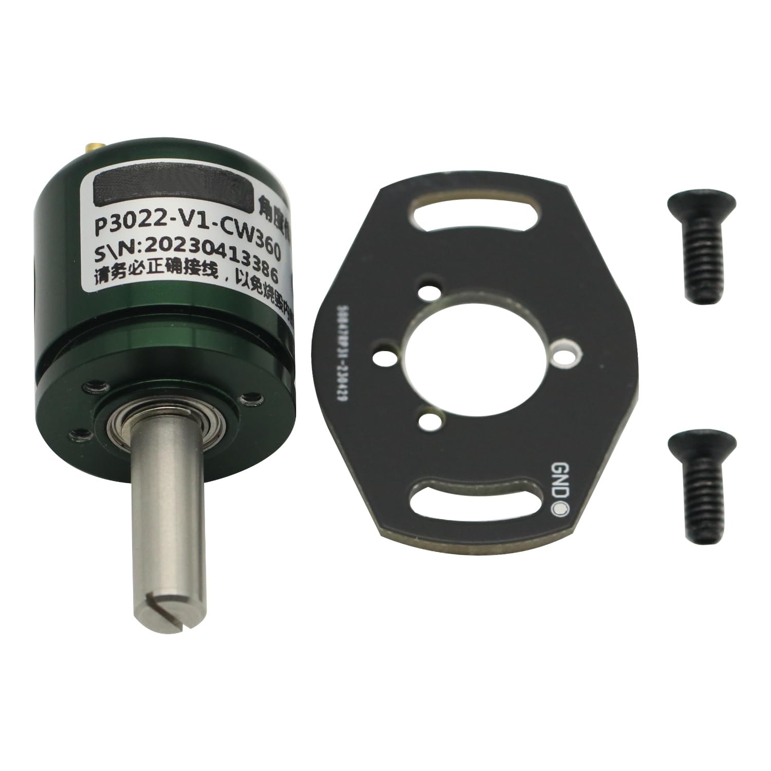12-Bit Hall Angle Sensor, 0.088° Resolution, 360° Rotation, Durable Full-Circle Measurement,0-5V Output