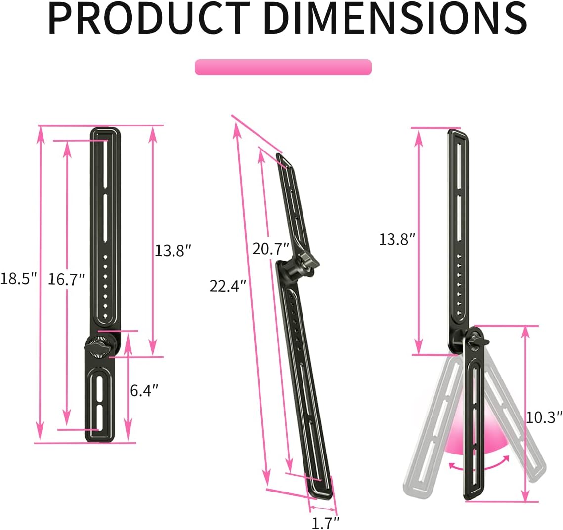 Universal Sound Bar Mount Bracket for Above/Under TV, Fits 23-65 Inch TVs, up to 22 lbs by XINLEI SBR301