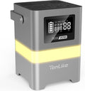 Portable Power Station, 300W Solar Generator 257Wh with Color LED Light, PD 100W Two-Way Fast Charge, AC Outlet Pure Sine Wave, DC, USB-A/USB-C, 120V Portable Power Bank for Camping Home Outdoor Use
