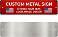 Custom Metal Signs by BCB for Outdoor Use – Heavy-Duty 1mm Thick Personalized Metal Sign | Vintage Outdoor Wall Art, Yard Decor, Street, Garage & Garden Signs | Multiple Sizes | Made in USA