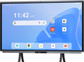 Shiarffe R9 Smart Board 4K Interactive Whiteboard EDLA-Certified All-in-One Touchscreen Digital Display Built-in 50MP AI Camera Mics and 60W Speaker for Classrom Hybrid Work