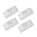 SONOFF Basic R2 10A Smart WiFi Wireless Light Switch, DIY Module for Smart Home Automation Solution,Works with Amazon Alexa & Google Home,IFTTT,4-Pack