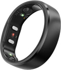 RingConn Gen 2, World’s First Smart Ring with Sleep Apnea Monitoring, No APP Subscription, 12-Day Battery Life, Stress/Heart Rate/Women's Health Tracker, Android & iOS Compatible (Black, Size 6)