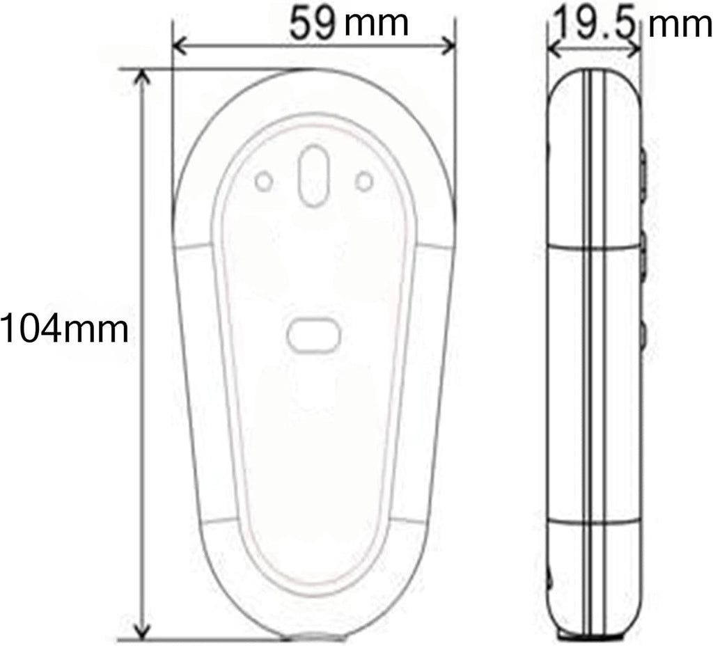 Lift Chair Remote Replacement,2 Button Chair Lift Remote Control,5 Pin Plug Recliner Replacement Fixed Electric Sofa Recliner Lift Handle