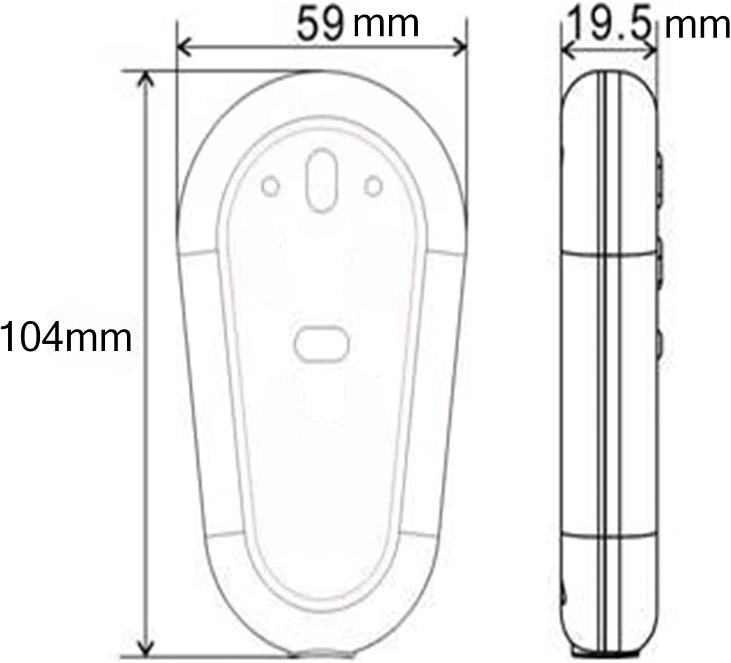 Lift Chair Remote Replacement,2 Button Chair Lift Remote Control,5 Pin Plug Recliner Replacement Fixed Electric Sofa Recliner Lift Handle