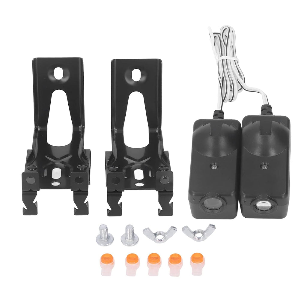 Garage Door Opener Safety Sensor Kit with Brackets Sensors, High Accuracy, Chamberlain, Sears, Raynor,