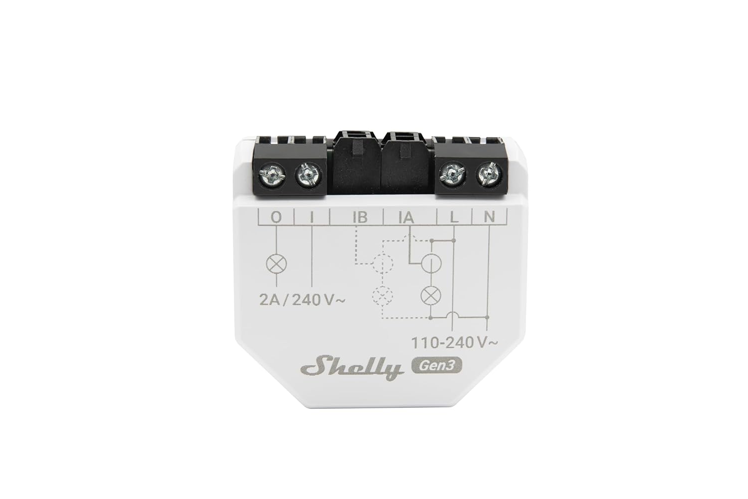 Shelly EM Gen3 + 50A Clamp | Wi-Fi-Operated Smart Energy Meter and Contactor Control Relay Switch | Home Automation | Works with Alexa & Google Home | iOS Android App | No Hub | Wide Integration