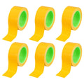 PATIKIL Floor Marking Tape 2 Inch x 110 Ft, 6 Pcs Self-Adhesive Warning Safety Tape Caution Stripe for Walls Floors Pipes Equipment Outdoor, Yellow