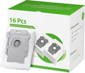 16 Pack Vacuum Bags for iRobot Roomba, Effective Dust Filtration, Compatible with i3+ i4+ i5+ i6+ j6+ i7+ j7+ i8+ J8+ J9+ s9+ 104 105 405 505 705 Combo & All Clean Base Auto Dirt Disposal bag