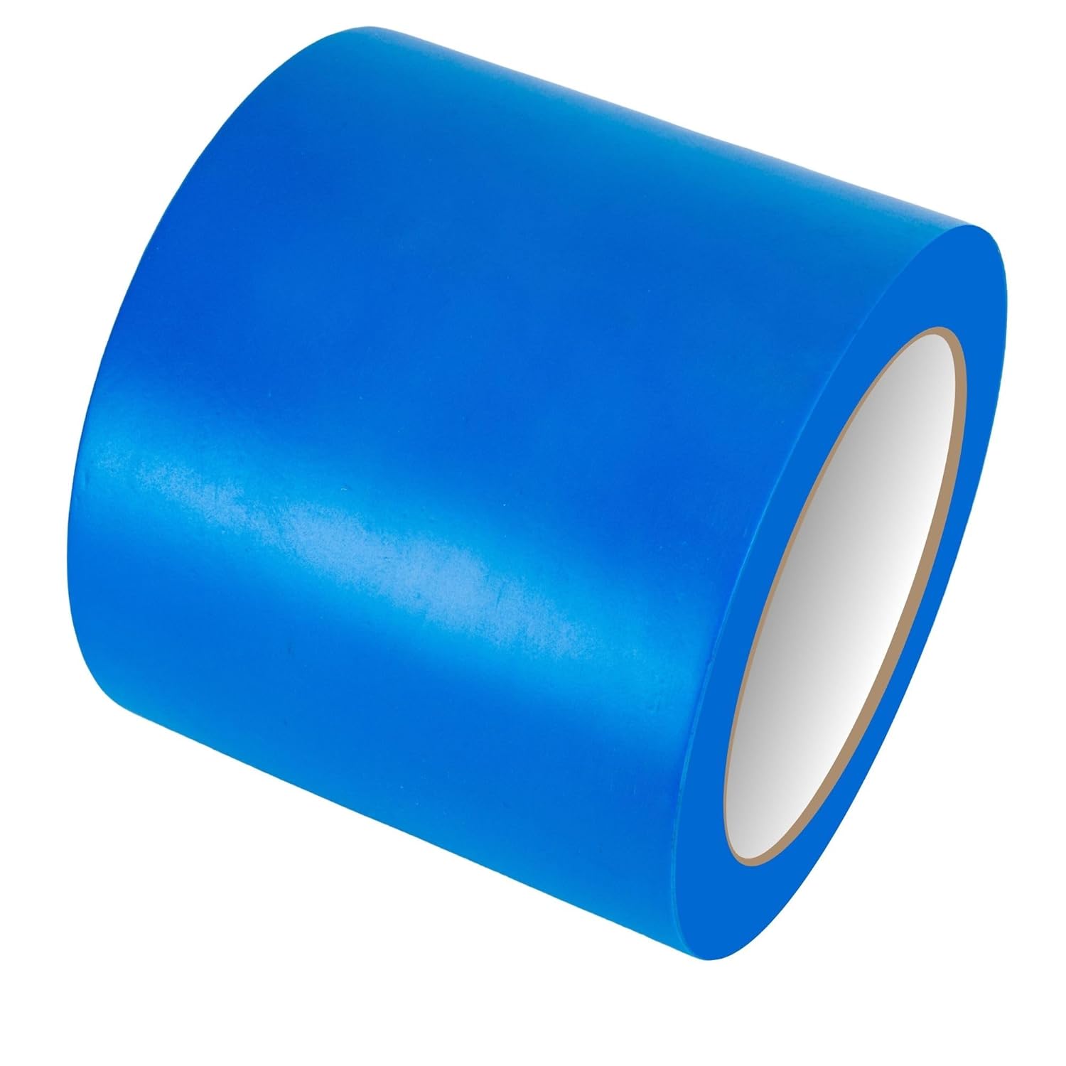 GTSE 4 inch x 108 ft Blue PVC Vinyl Floor Tape, Safety Marking Tape, 6 mil Thick, Suitable for Dance Floors, Gyms, Warehouses, Sports Facilities
