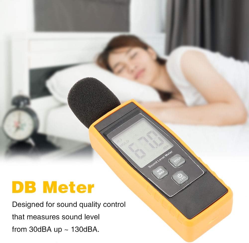 Decibel Meter LCD Digital Sound Level Meter DB Meter Environmental Noise Tester