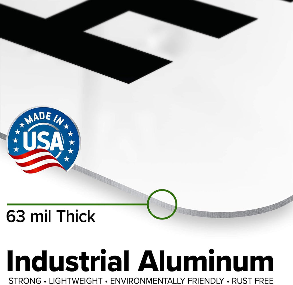 Custom Emergency Sign, OSHA Sign, 24x30 Inches, Rust Free .063 Aluminum, Fade Resistant, Made in USA by My Sign Center