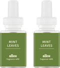 Pura and Allos - Fragrance Refill for Smart Home Air Diffusers - Aromatherapy Scents for Home - up to 120-Hours of Premium Fragrance per Vial - 2 Pack - Mint Leaves (Focus)