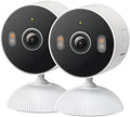 Tapo 2K 3MP Indoor/Outdoor Security Camera - Free Person/Motion/Cry Detection, Color Night Vision, IP65 Weatherproof, SD/Cloud Storage, Works w/Alexa & Google Assistant, HybridCam (2-Pack)