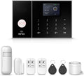 PGST Wireless Home Alarm System,8 Piece Alarm Kits with Door Sensors,Windon Detectors,SOS Button,Remote,4G GSM/Tuya App Instant Alerts,Work with Alexa/Google for Home,Apartment,Villa,No Monthly Fee
