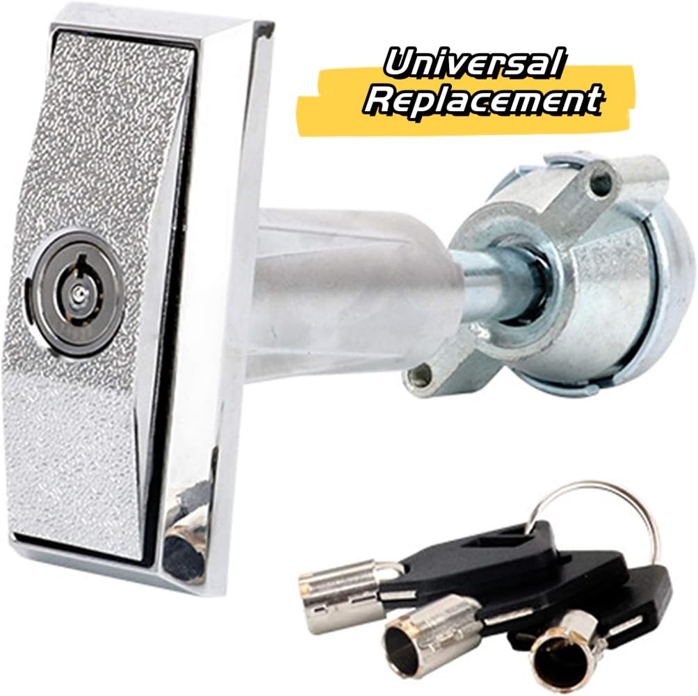 KIKEEP Universal Replacement T-Handle Vending Machine Lock with Keys (Long)