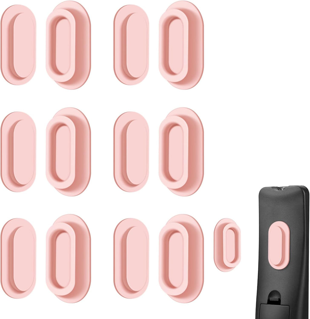 6 Pack Magnetic Remote Control Holder – Upgraded Silicone Magnetic Wall Mount for TV, Fan & Air Conditioner Remotes – Self-Adhesive, No-Drill Remote Control Holder Wall Mount