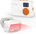CallToU Bed Alarm and Fall Prevention for Elderly/Dementia/Patients Wireless Caregiver Pager Motion Sensor Detector Alert Bed Alarm for Elderly Adults with Vibration Digital Display Low Battery Remind