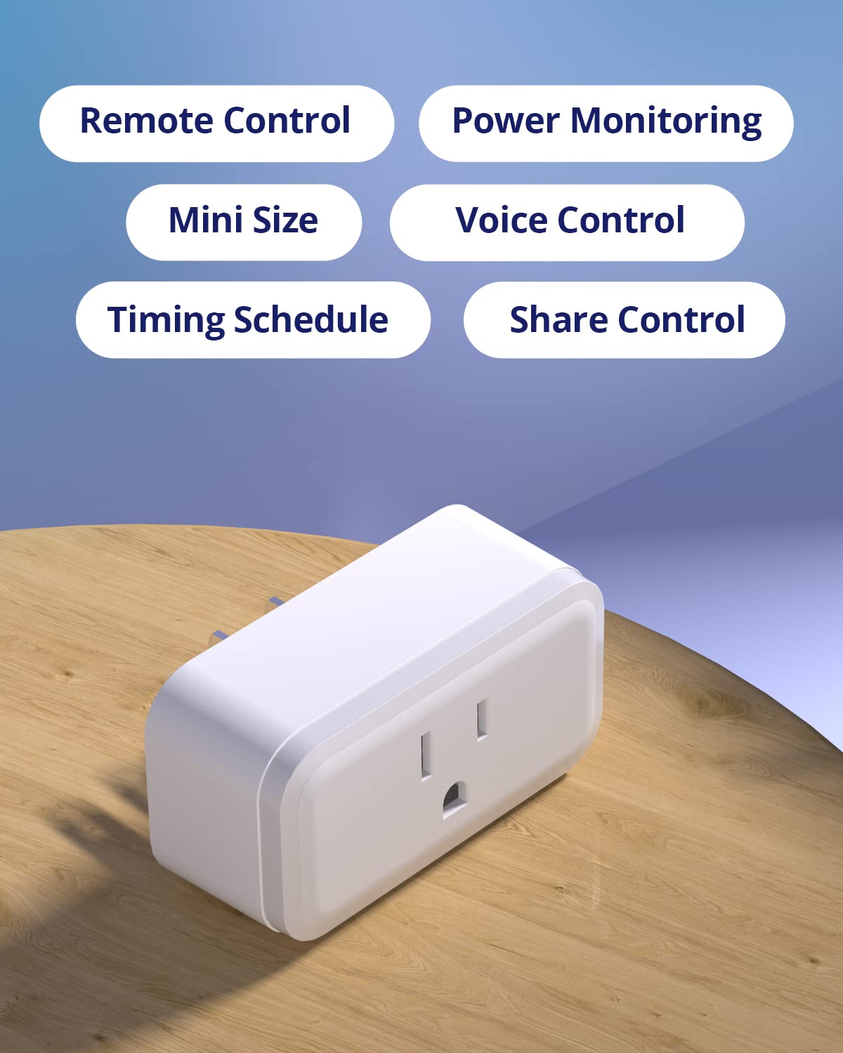 SONOFF S40 WiFi Smart Plug with Energy Monitoring, 15A Smart Outlet Socket ETL Certified, Work with Alexa & Google Home, IFTTT Supporting, 2.4 Ghz WiFi Only (4-Pack)