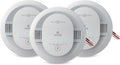 Kidde Hardwired Smoke & Carbon Monoxide Detector for Home, 10-Year Battery Backup, Interconnectable, 3-Pack