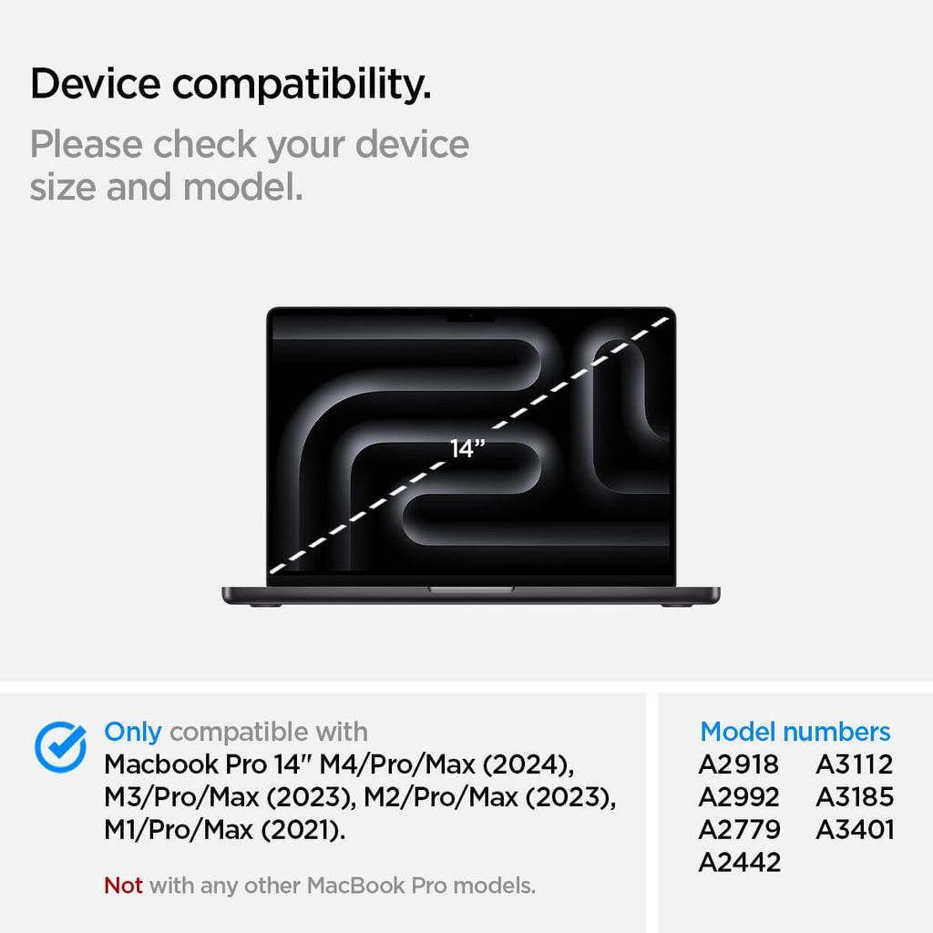 Easy On/Off Magnetic 360° Privacy Screen Filter Compatible with MacBook Pro 14 inch (2021-2024, M4, M3, M2, M1, Pro,Max), Anti Glare Laptop Privacy Screen Shield with Camera Cover - UV block 90%-Model: A2442, A2779, A2918, A2992, A3112, A3185, A3401