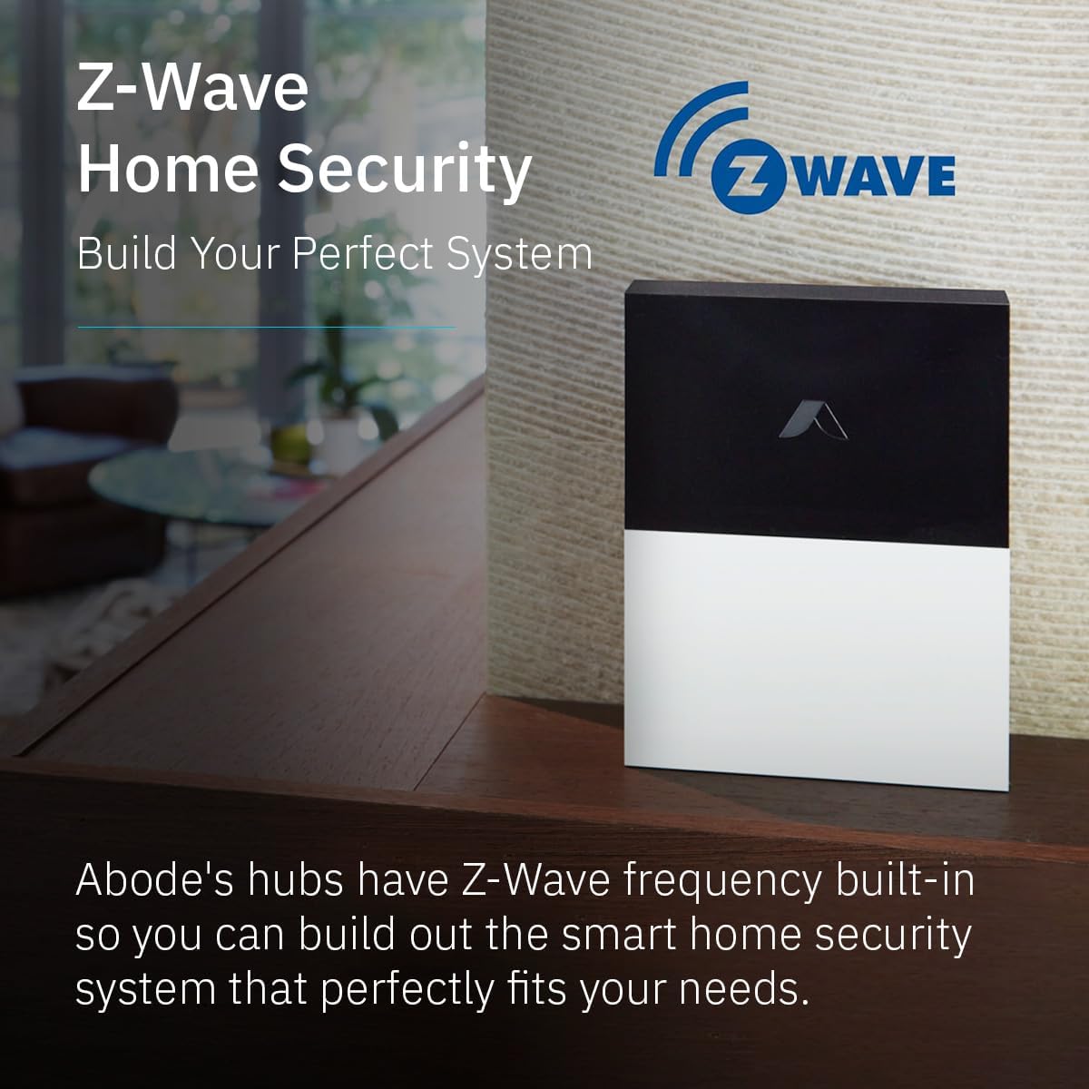 Abode 8 Piece Wireless Smart Security System - Works with Apple HomeKit, Z-Wave and Zigbee Devices - Expandable to Protect Your Whole Home - Easy DIY Installation - Optional Professional Monitoring