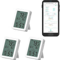 YoLink Indoor Hygrometer Thermometer, 3 Pack, YS8023 with Comfort Level Display, Max/Min Tracking, LoRa Technology, 180-Day Cloud Storage & 5-Year Battery Life, Alexa/IFTTT Compatible, Hub Required