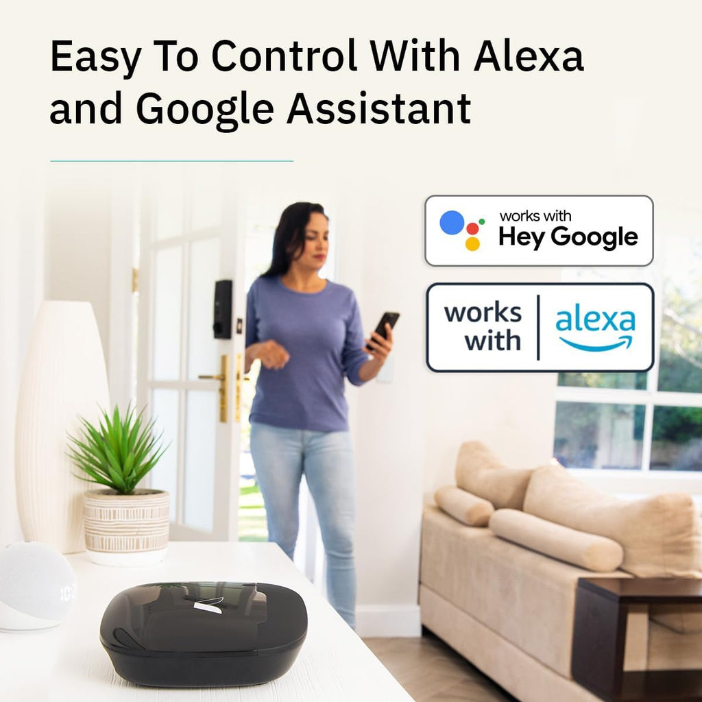 Abode 6 Piece Wireless Security System – Expandable to Protect Your Whole Home - Easy DIY Installation - Optional Professional Monitoring - Compatible with Alexa & Google Assistant