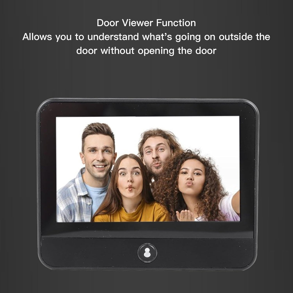 Digital Door Viewer, 1080P Door Peephole Camera with HD Screen, 120° Wide Angle, for TUYA APP, 5000mAh Battery Capacity, for Home Security