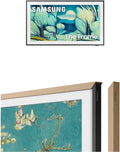 Samsung 55-Inch The Frame LS03F 4K QLED Smart TV (2025) with Modern Teak Frame Customizable Bezel Bundle
