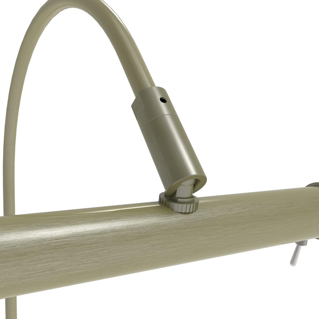 Cocoweb 9 Inch Tru-Slim Antique Brass Picture Light - LED, 2700K, Adjustable Arm, Plug-in, Toggle Switch, Sleek and Compact Design