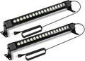 36W LED Wall Washer Light, 2FT 4000K Neutral White Outdoor Wall Washer Light Bar, 120V IP67 Waterproof LED Light Bar for Outdoor, Plug in (2 Pack)