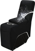 Easy-Going 100% Waterproof Recliner Console Cover, Stretch Middle Console Couch Covers for Reclining Sofas, Sectional L-Shape Furniture Protector for Kids & Pets, 1 Console Cover, Black