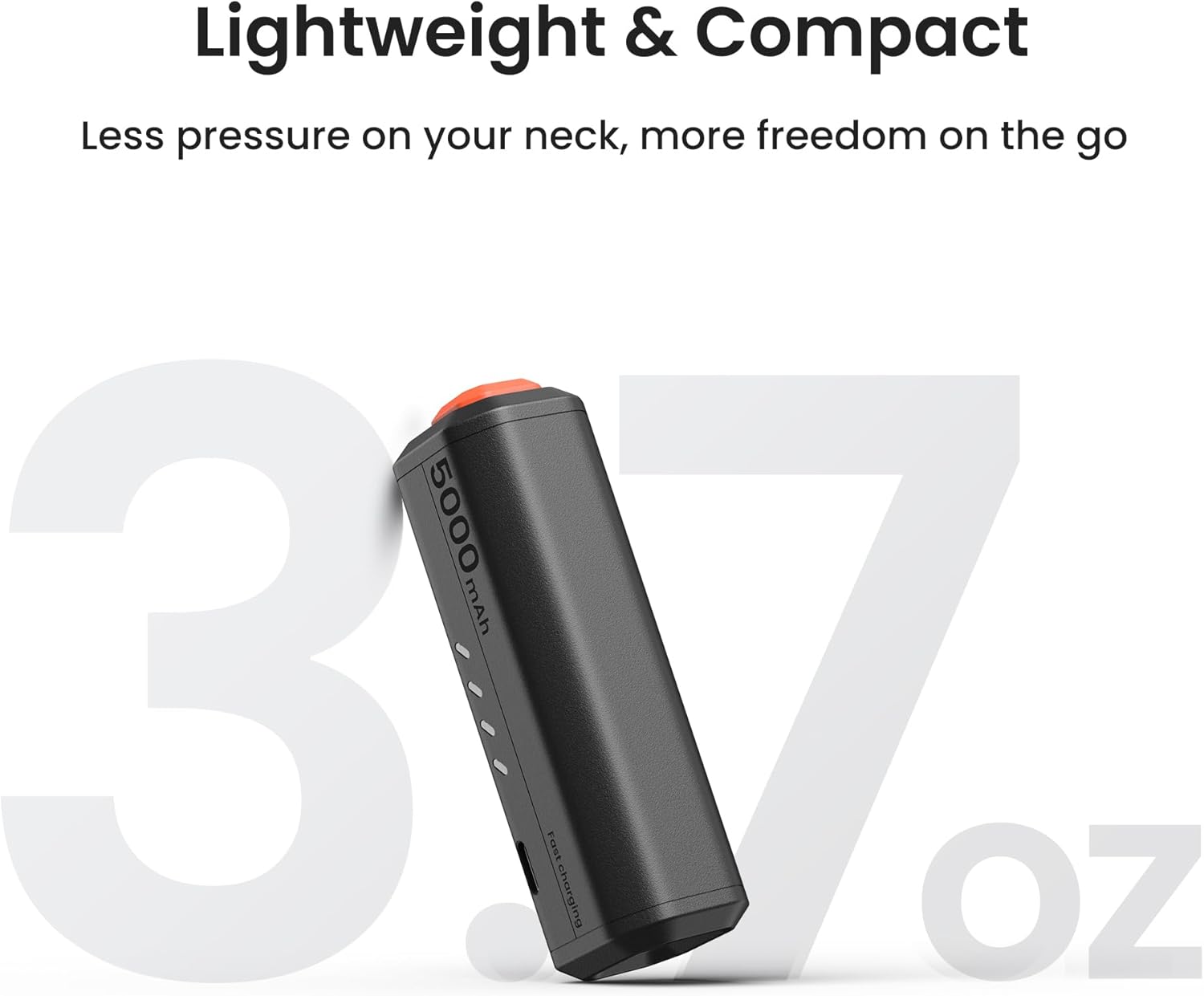 KIWI design P5000 Compact Power Bank, 2 Pack 5000mah Battery Pack Compatible with Meta Quest 3/3S/2/Pro, 20W Fast Charing, Swap for Unlimited Power, Suitable for 360 Camera and All Type-C Devices