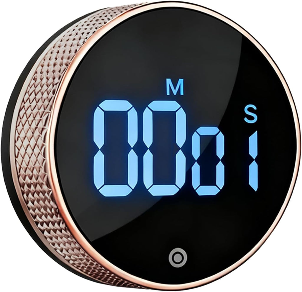 Digital Kitchen Timer, Magnetic Countdown Countup Visual Pomodoro Timer with Large LED Display, Cube Clock for Classroom Cooking Fitness Baking Studying Teaching, Easy for Kids and Seniors