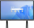 Shiarffe X5 Smart Board 4K Interactive Whiteboard EDLA-Certified All-in-One Touchscreen Digital Display Built-in 48MP Camera Mics and Speaker for Classrom Hybrid Work