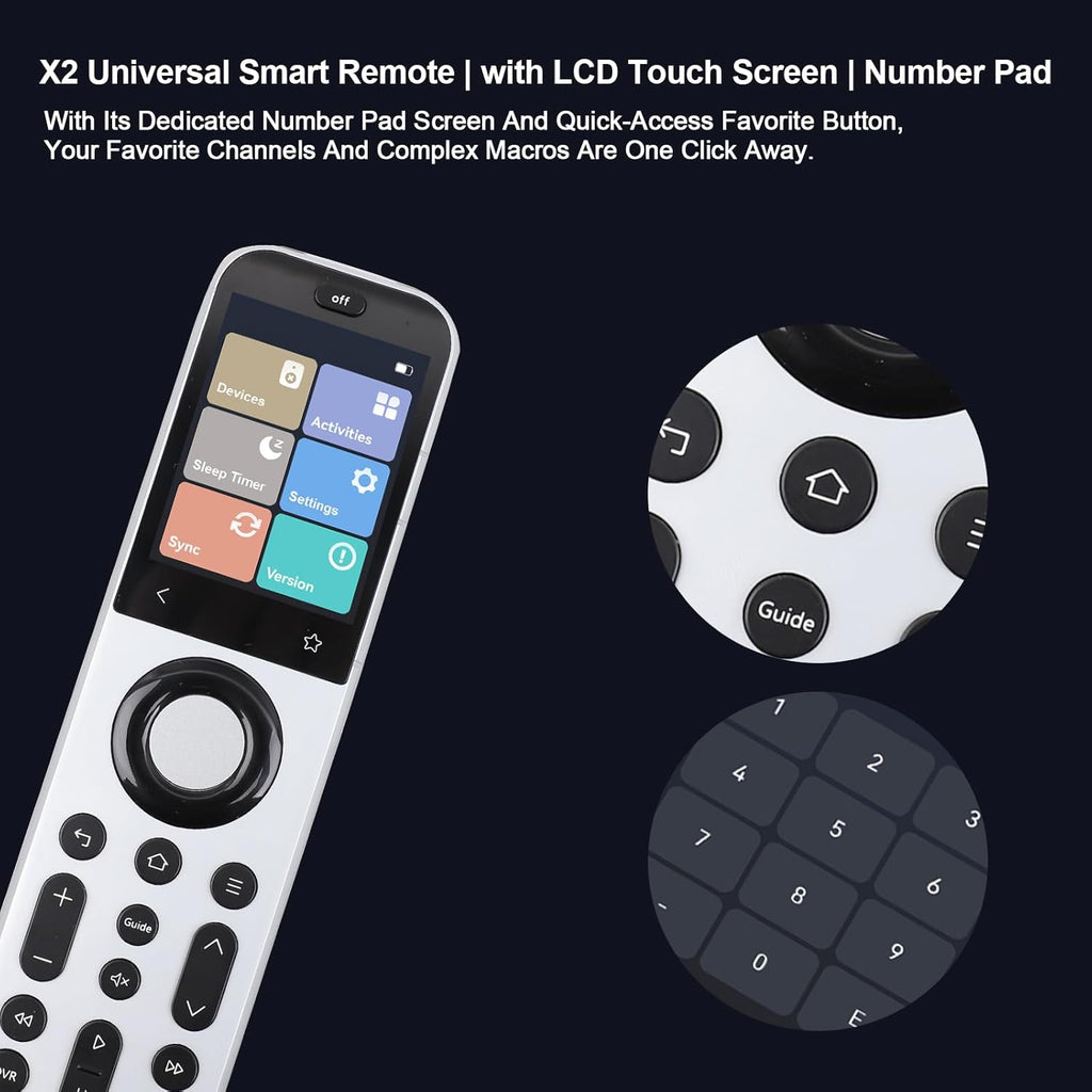 SofaBaton X2 Universal Remote with Touch Screen, Hub and App, All in One Universal Remote Control with Customize Activities, Works with Home Assistant, Alexa and Google Assistant