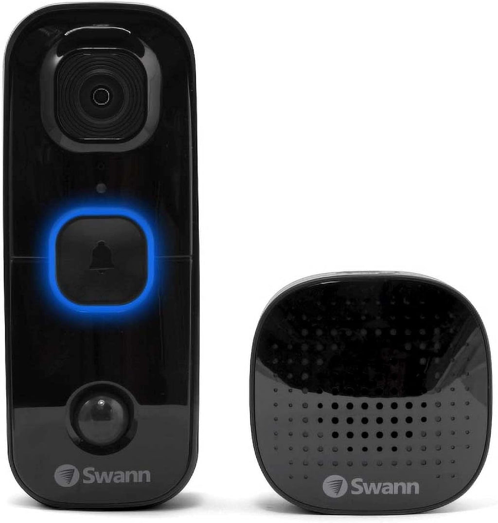 Swann Buddy Video Doorbell, 2 Piece Set