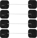Fridge Refrigerator Lock with Combination, Heavy Duty Lock for Cabinet, Drawers, Closet, Safety Easy Install No Keys Needed (Black-4Pack)